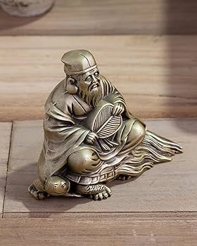 極上 寿老人 七福神 仏教美術 天然素材 置物 飾り物 古美術品 細密細工