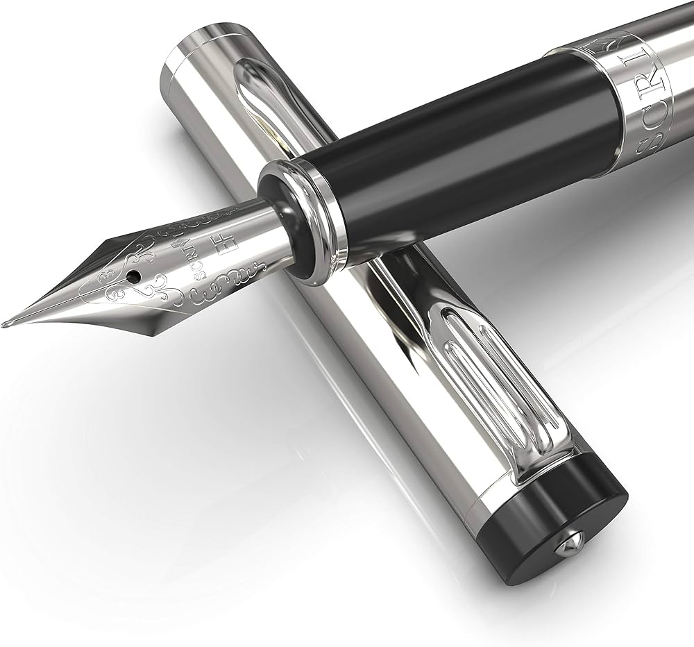 Amazon.co.jp: SCRIVI PENS 万年筆セット [極細ペン先]、クラシック