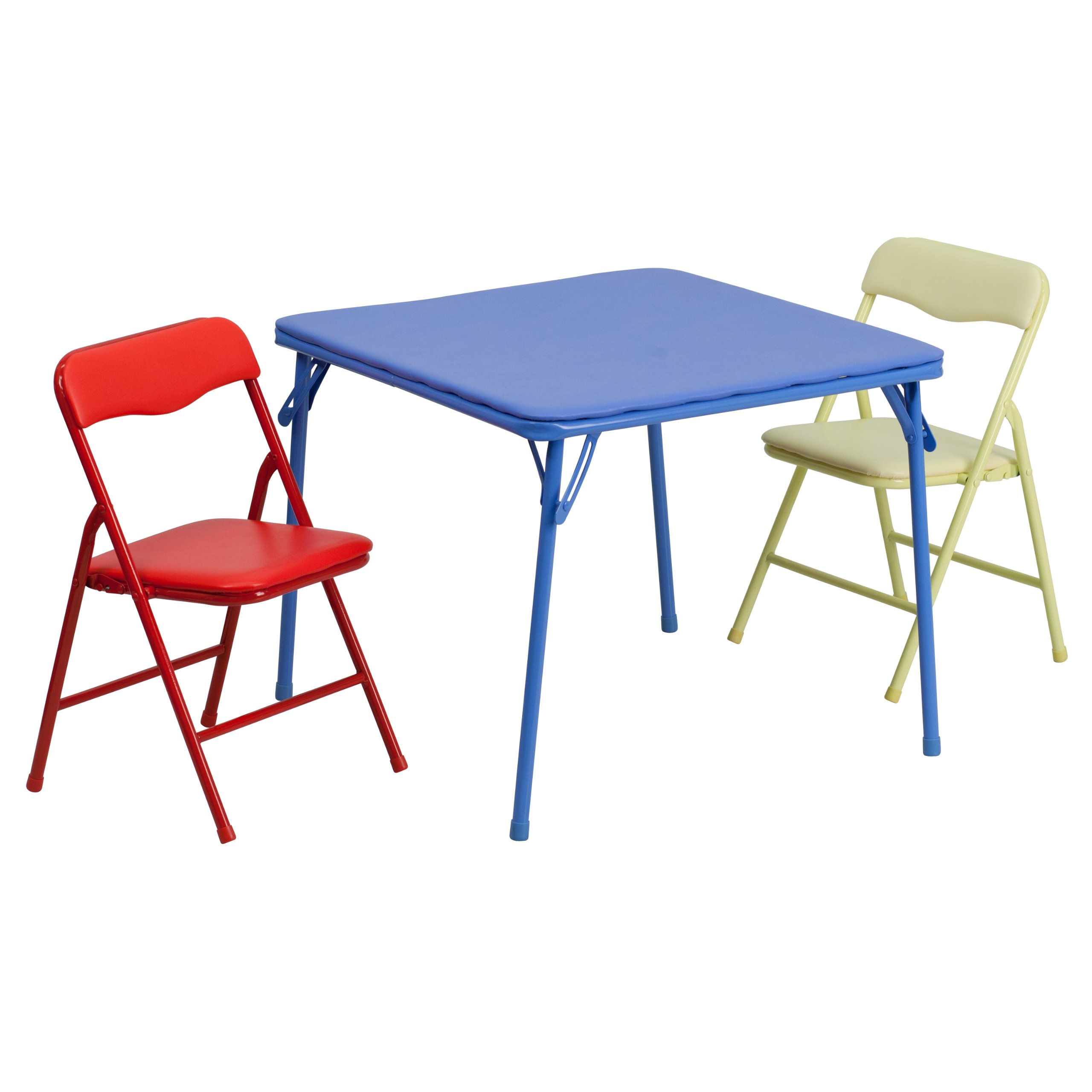 Amazon.com: Flash Furniture Mindy Kids 3-Piece Folding Square