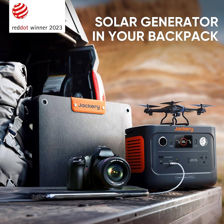 Amazon.com : Jackery Solar Generator 300 Plus Portable Power
