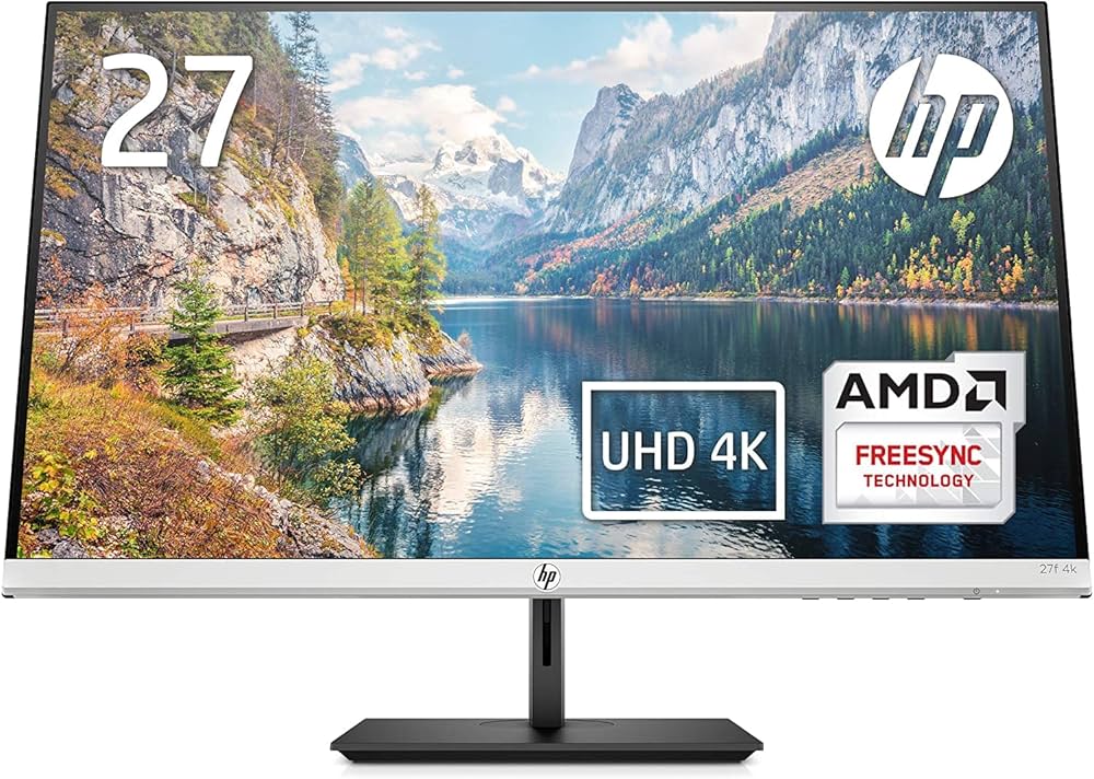 Amazon.co.jp: HP モニター 27インチ 4K ディスプレイ 解像度3840x2160