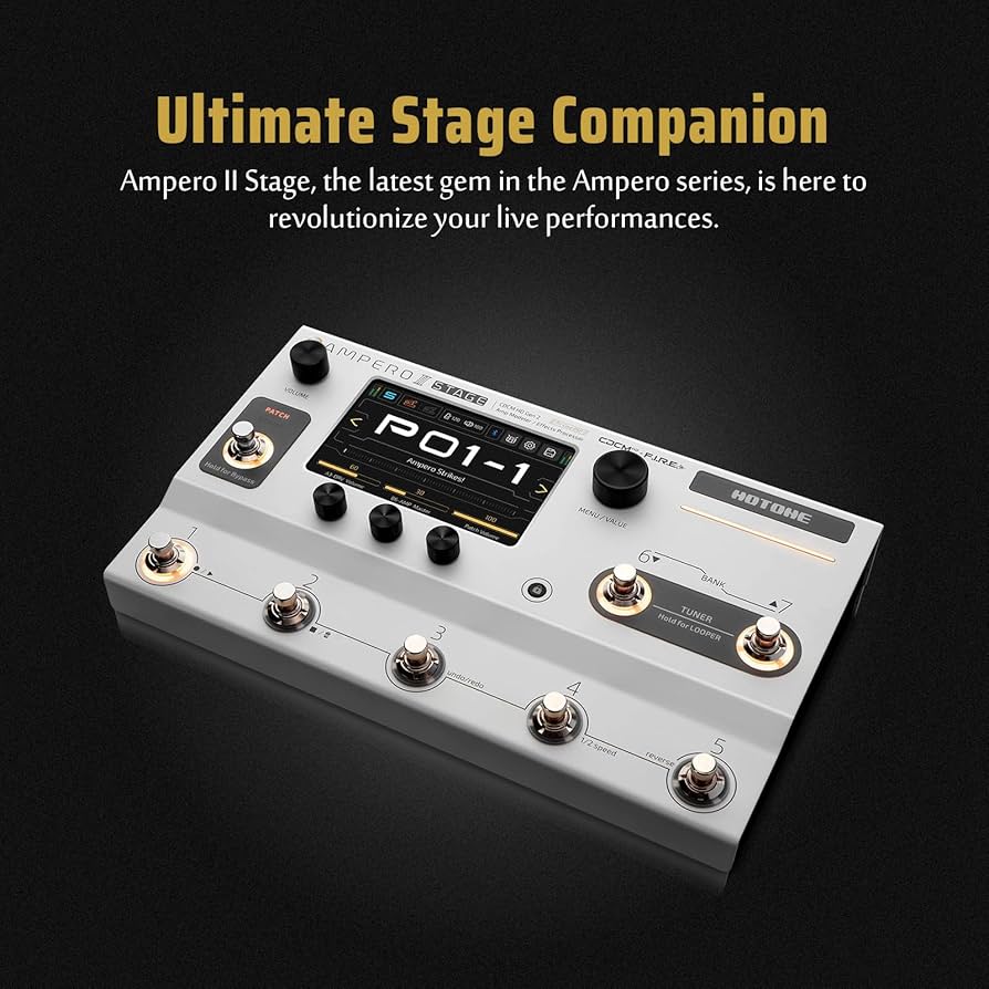 Amazon.com: HOTONE Multi-Effects Pedal Dual Effect Chains with FX