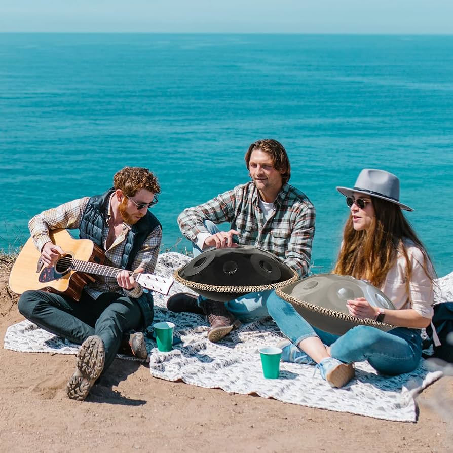 Amazon | ハンドパン 432HZ、10音 22インチ D マイナー ハンド