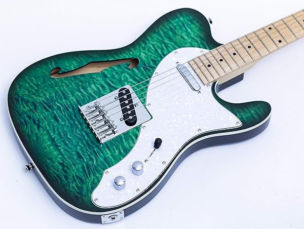 Amazon安ギター】GROTE シンラインタイプレビュー！セミホロウでエアー