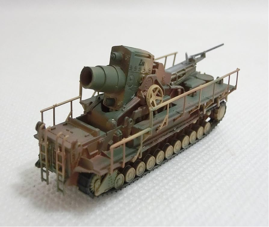Amazon | 1/144 完成品 34900 ドイツ カール自走臼砲 「ツィウ」 1943