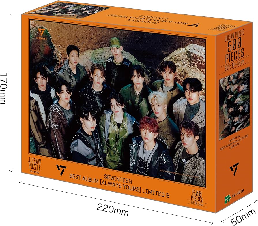 Amazon | エポック社 500ピース ジグソーパズル SEVENTEEN SEVENTEEN