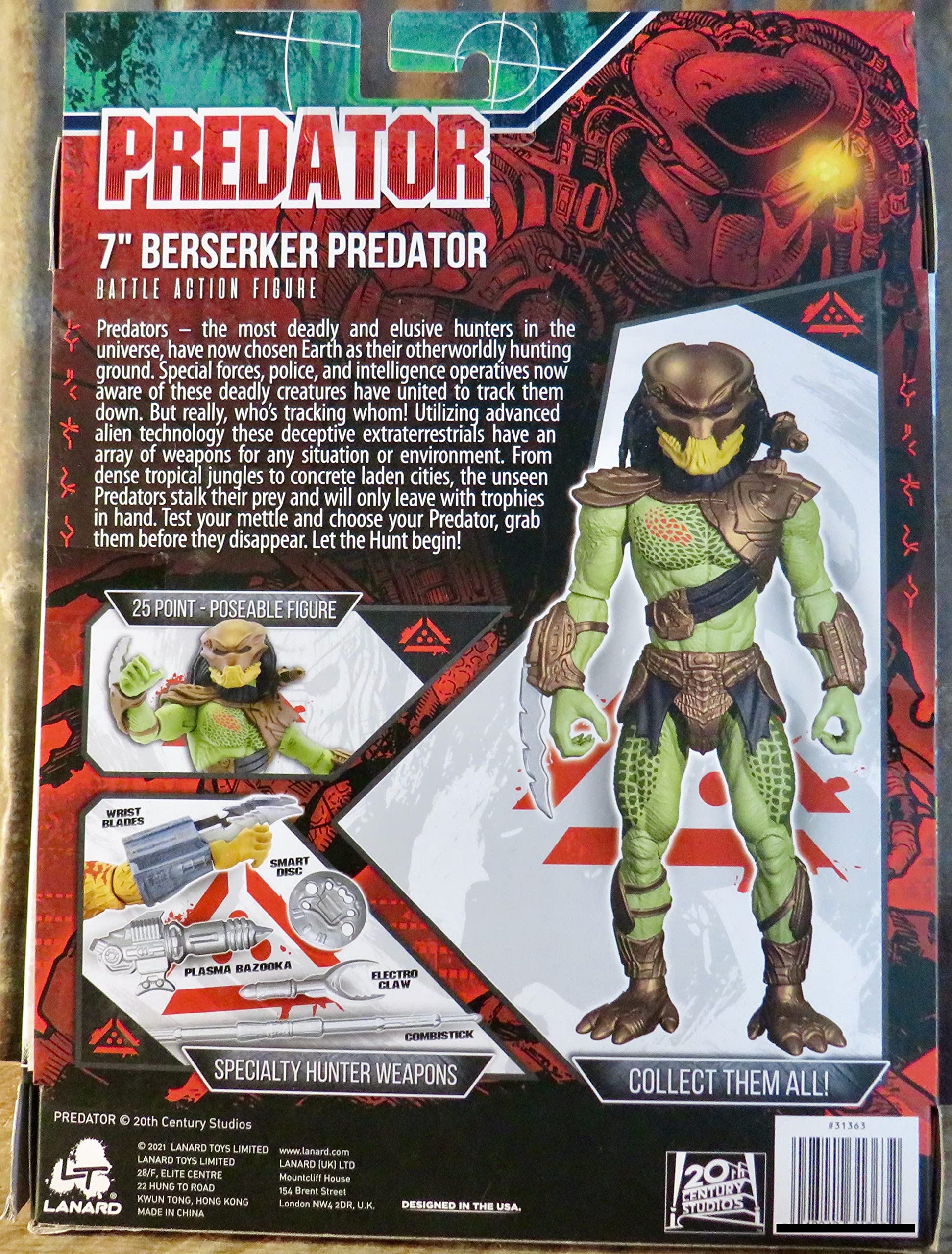 Alien Predator Collection Berserker Predator Hunter Series 7