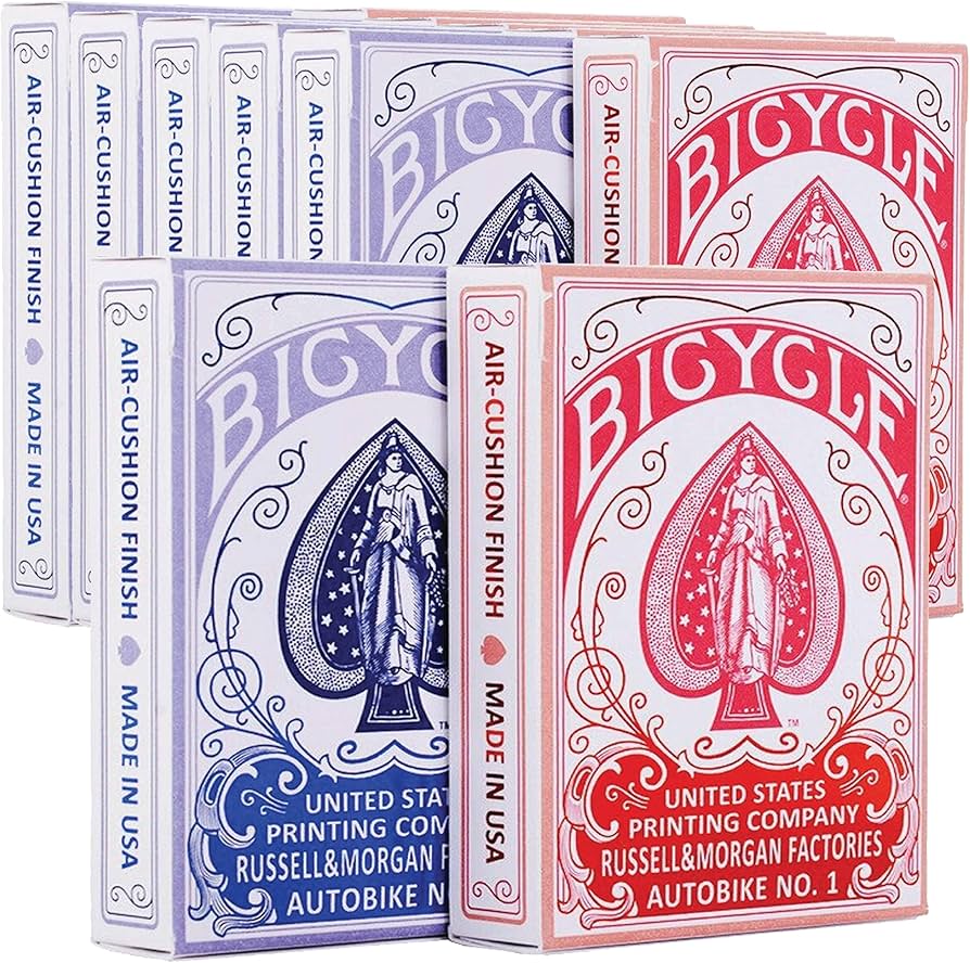 t*o様 Bicycle トランプ 12デッキ 6赤6青 t*o様 Bicycle トランプ 12