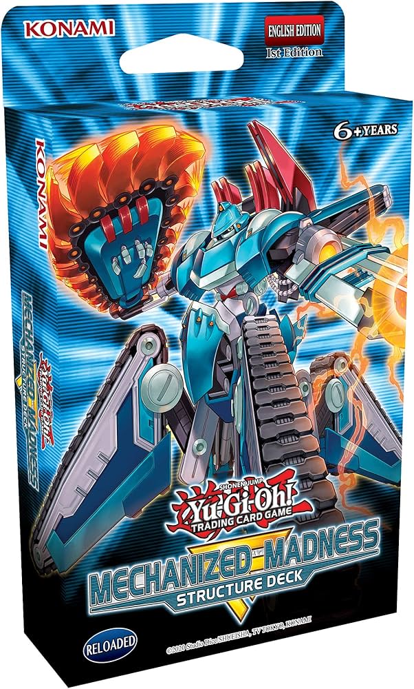 Amazon.com: Yu-Gi-Oh KONMEMA Mechanized Madness Structure Deck