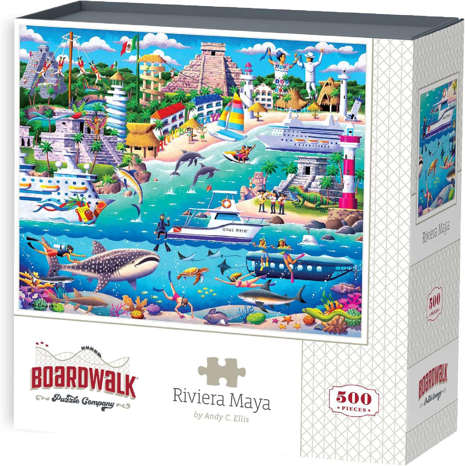 未使用】ジグソーパズル 500ピース 戸川視友 「ぼくたちの吉祥寺恋物語