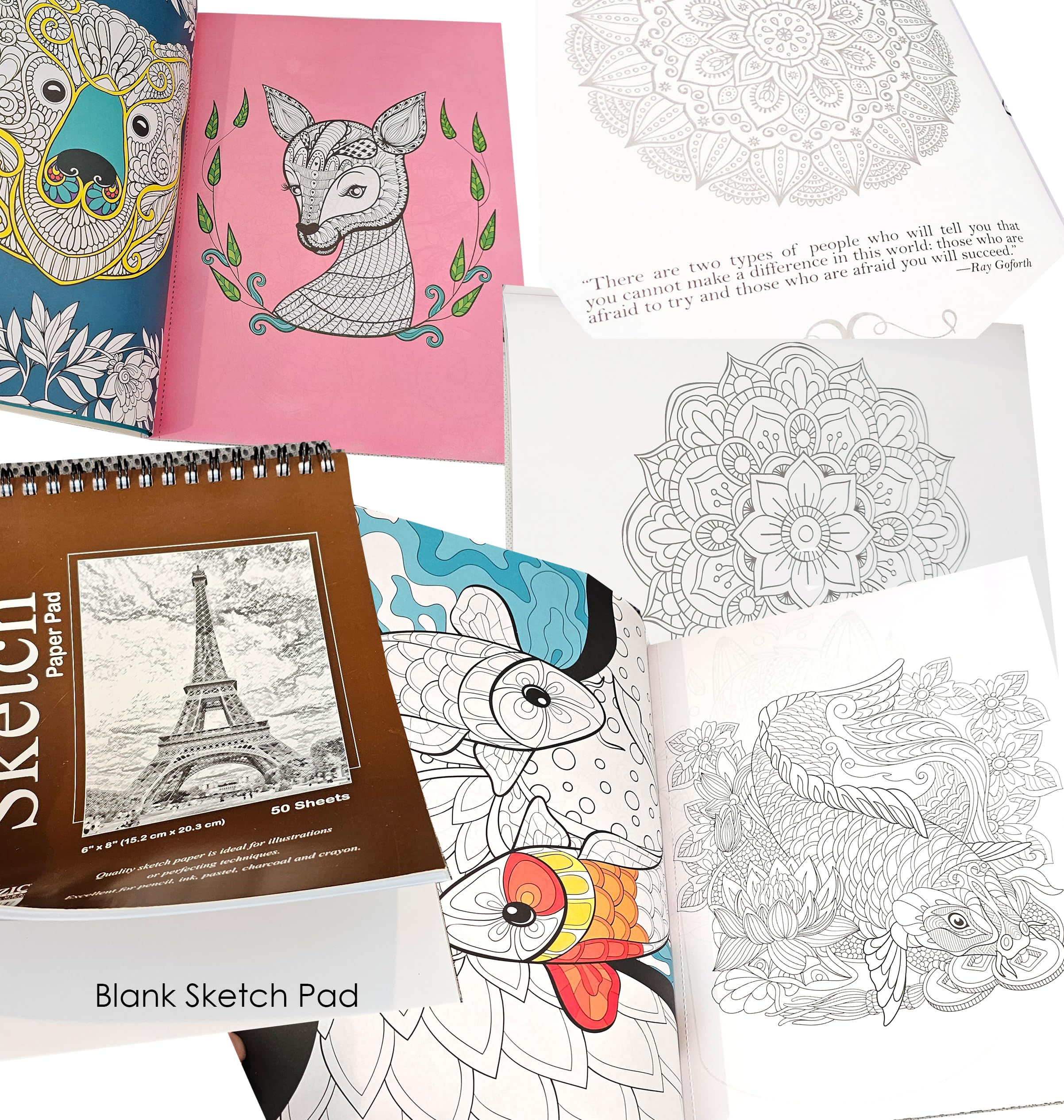 Amazon | 大人用塗り絵セット | アートキット アクティビティ 曼荼羅