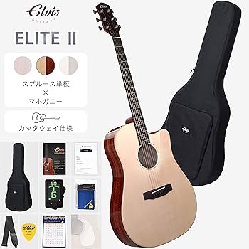 Amazon | ELVISエルビス Elite-2（エリート2）アコースティック ギター