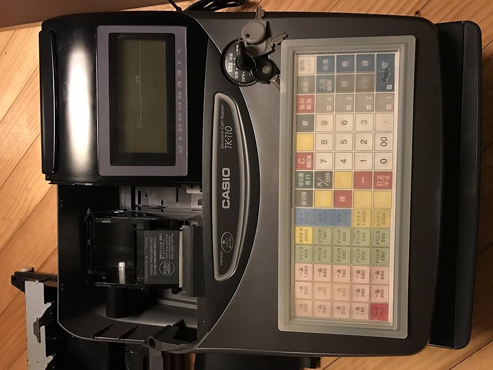Amazon | カシオ レジスター 4部門 小型ドロア TK-110 | レジスター