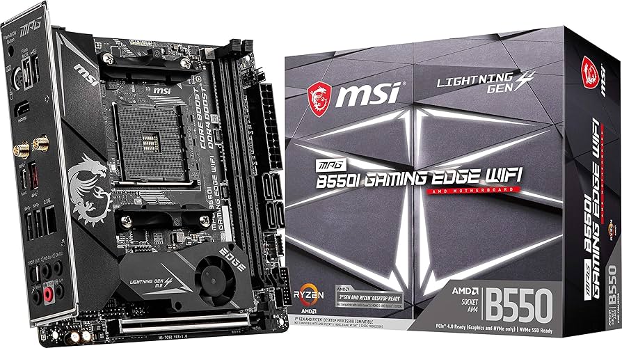 Amazon.com: MSI MPG B550I Gaming Edge WiFi Gaming Motherboard (AMD