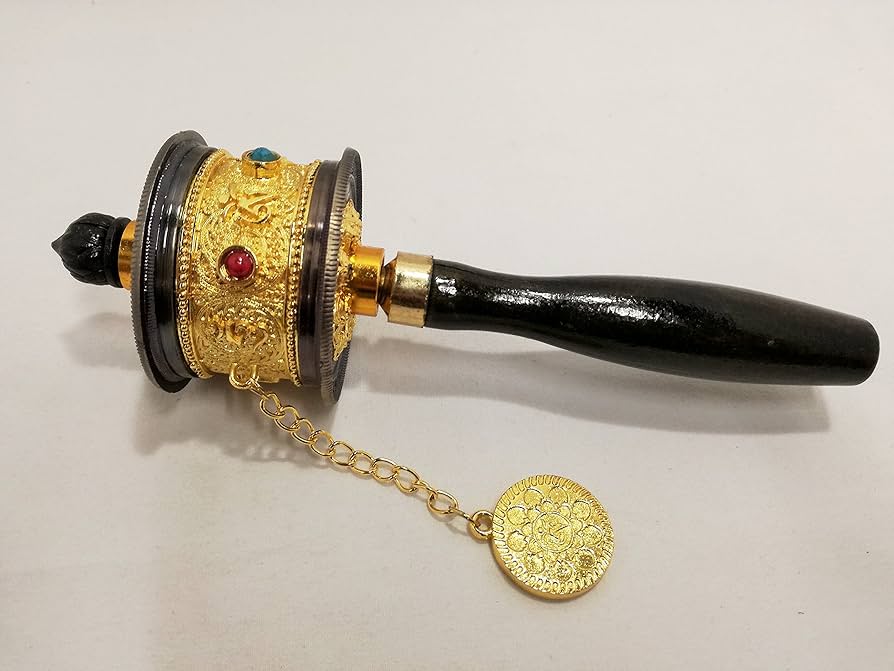 Amazon｜マニ車 西蔵 （チベット） 仏教 転経器 マニコロ 法具 仏具