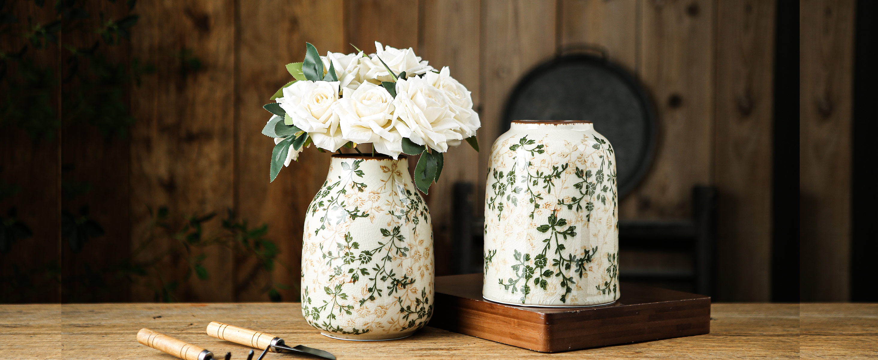 超希少品 】70's STIVER ITALY 大型 花瓶 クリスタル 緑 超希少品