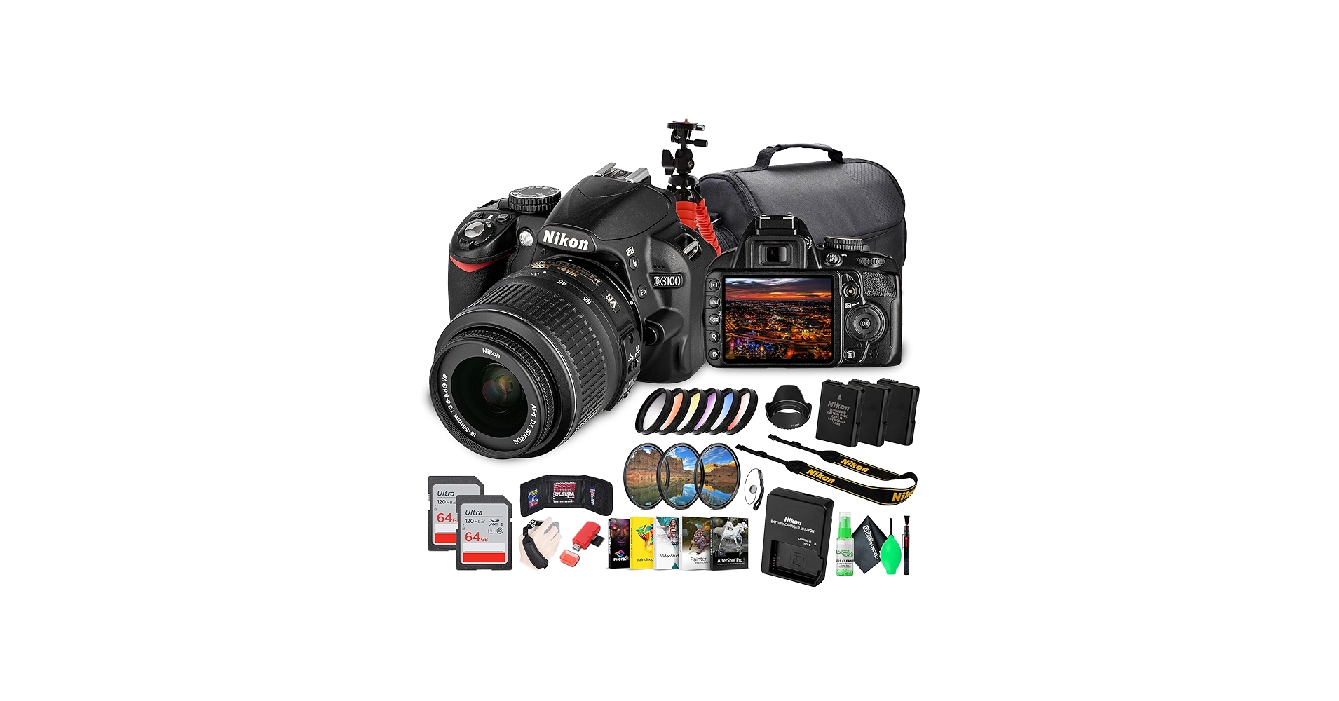Amazon.com : Nikon D3100 DSLR Camera Kit with 18-55mm VR Lens