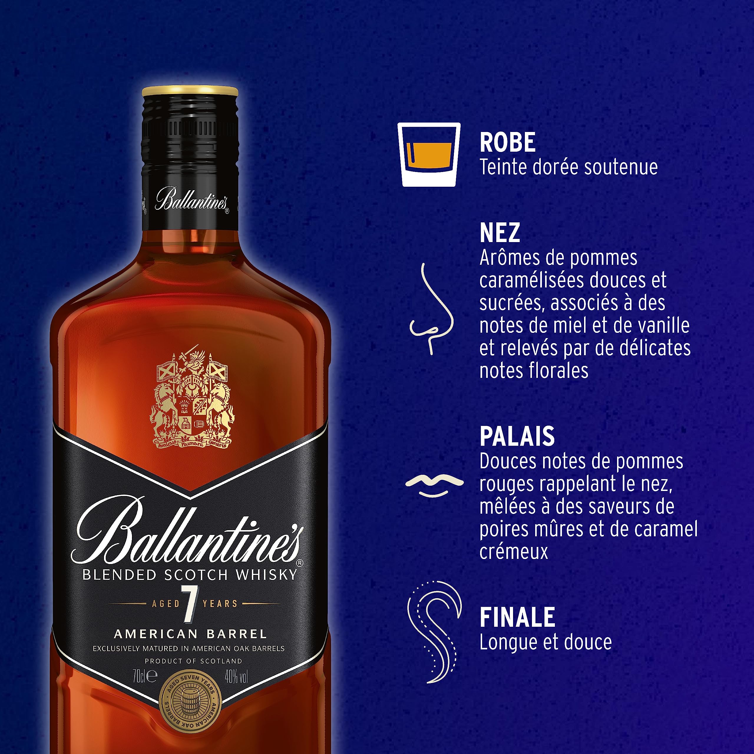Amazon.co.jp: バランタイン 7年 700ml [ブレンデッド スコッチ