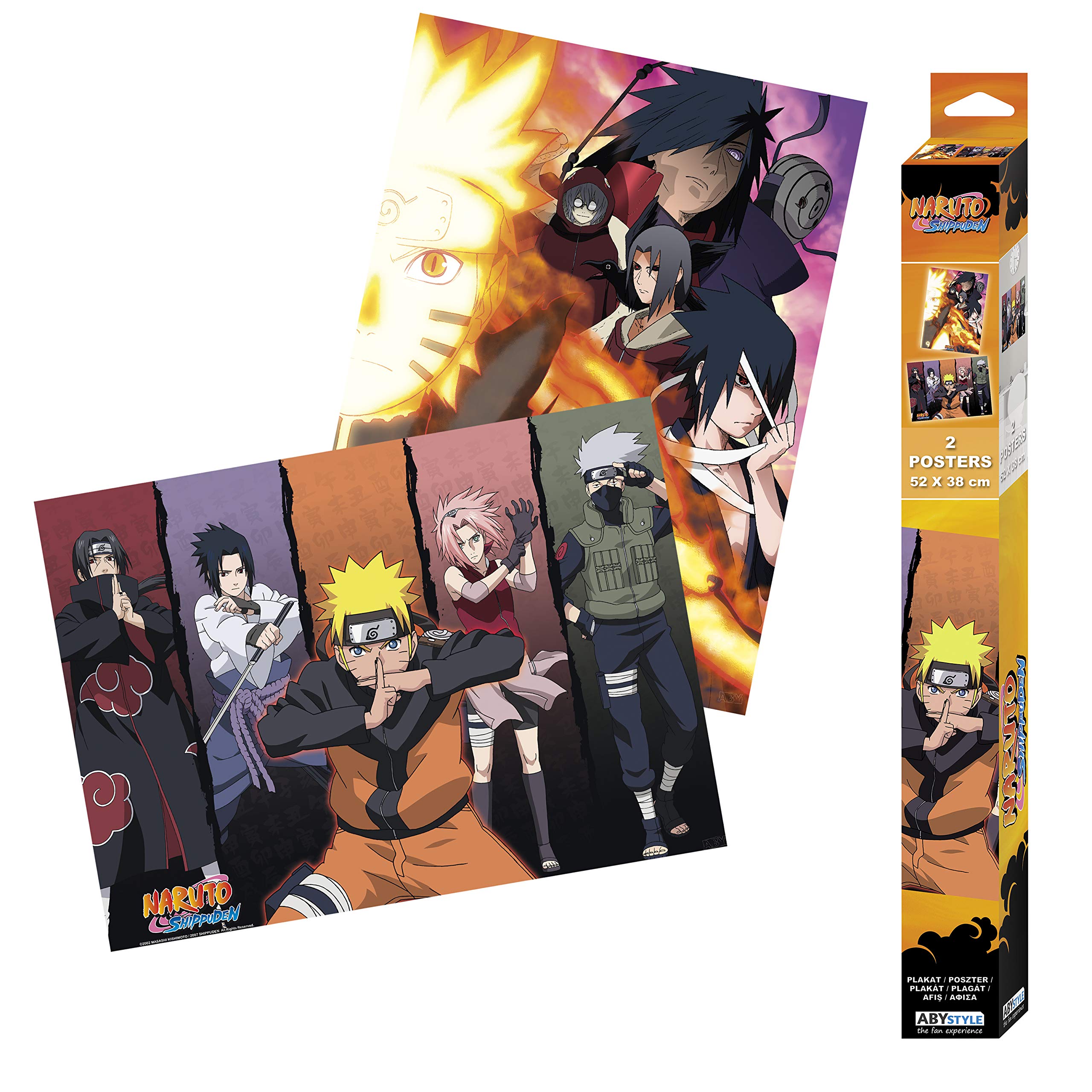 NARUTO ナルト 未開封 クリアポスター・パネル 暁 約62×54cm NARUTO