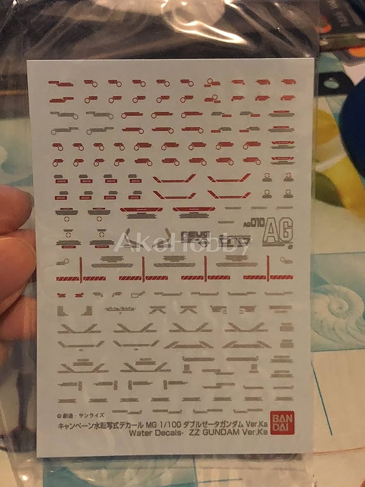 Amazon | プレミアム デカール MSZ-010 ダブルゼータガンダム Ver.Ka 1