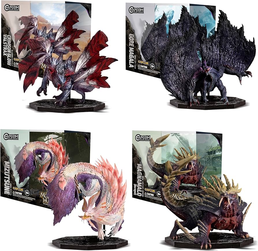 Amazon | CAPCOM FIGURE BUILDER CUBE MONSTER HUNTER 4体セット