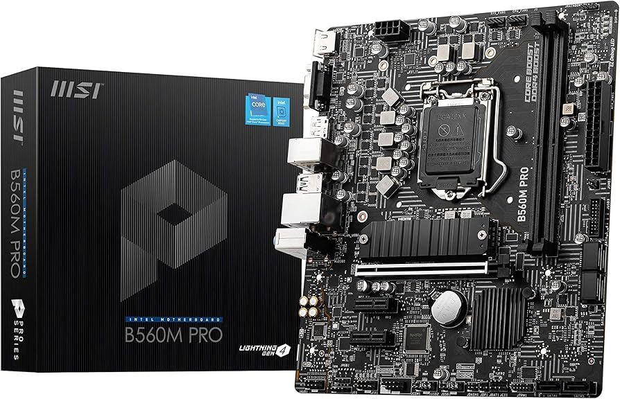 Amazon.com: MSI B560M PRO-E ProSeries Motherboard (mATX, 11th/10th
