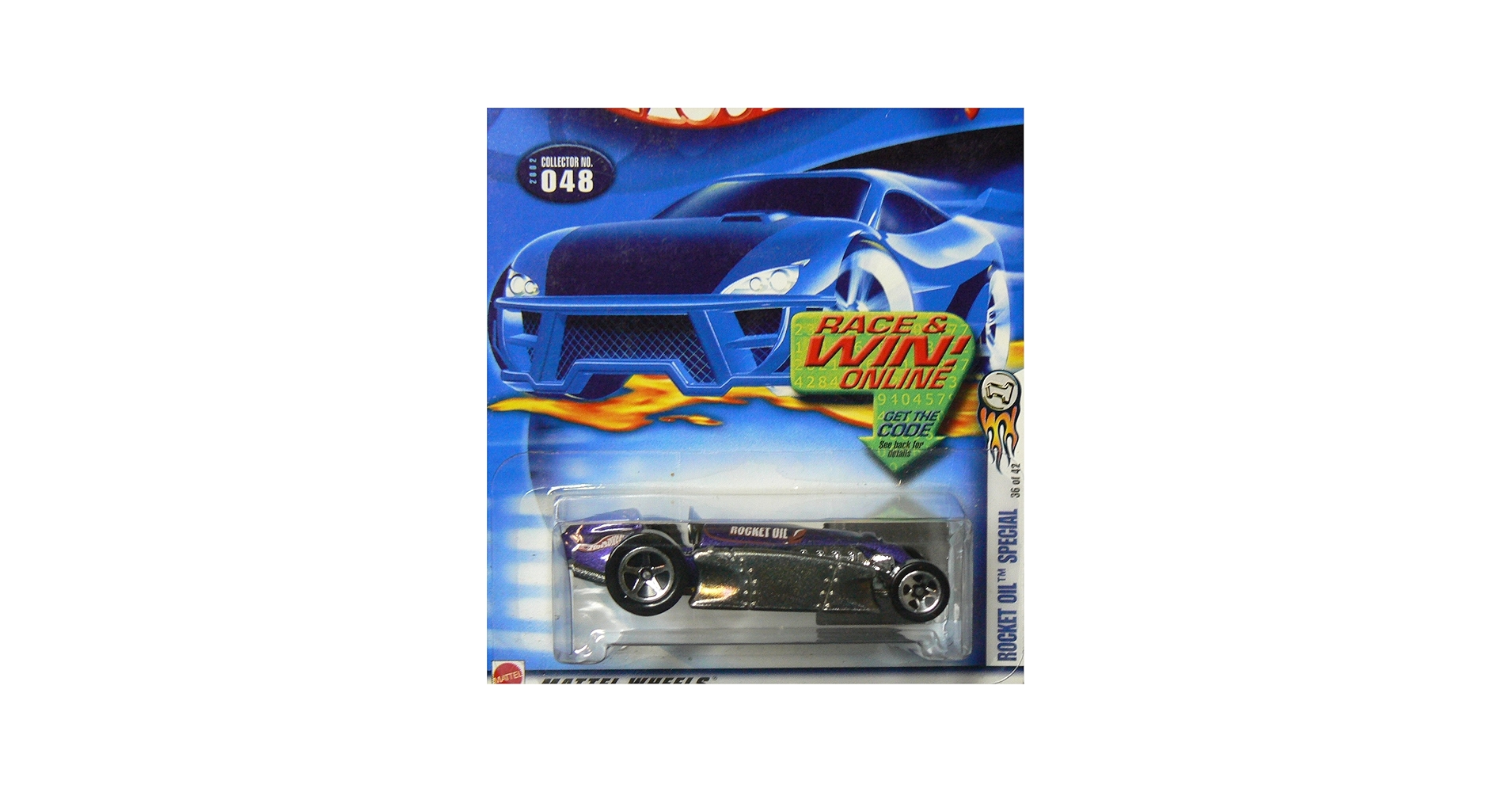 Amazon.com: Hot Wheels 2002-048 Purple/Silver Rocket Oil Special
