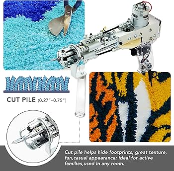 Amazon.co.jp: カットパイル タフティングガン オリジナル AK-I ラグ