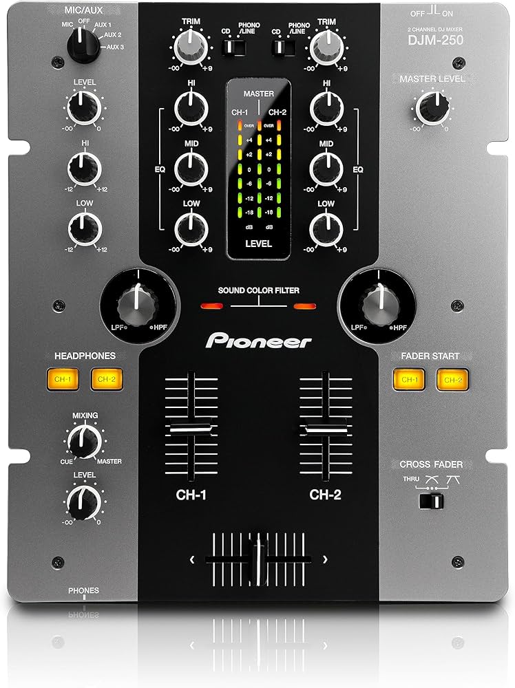 Amazon | Pioneer DJミキサー ブラック DJM-250-K | DJミキサー | 楽器