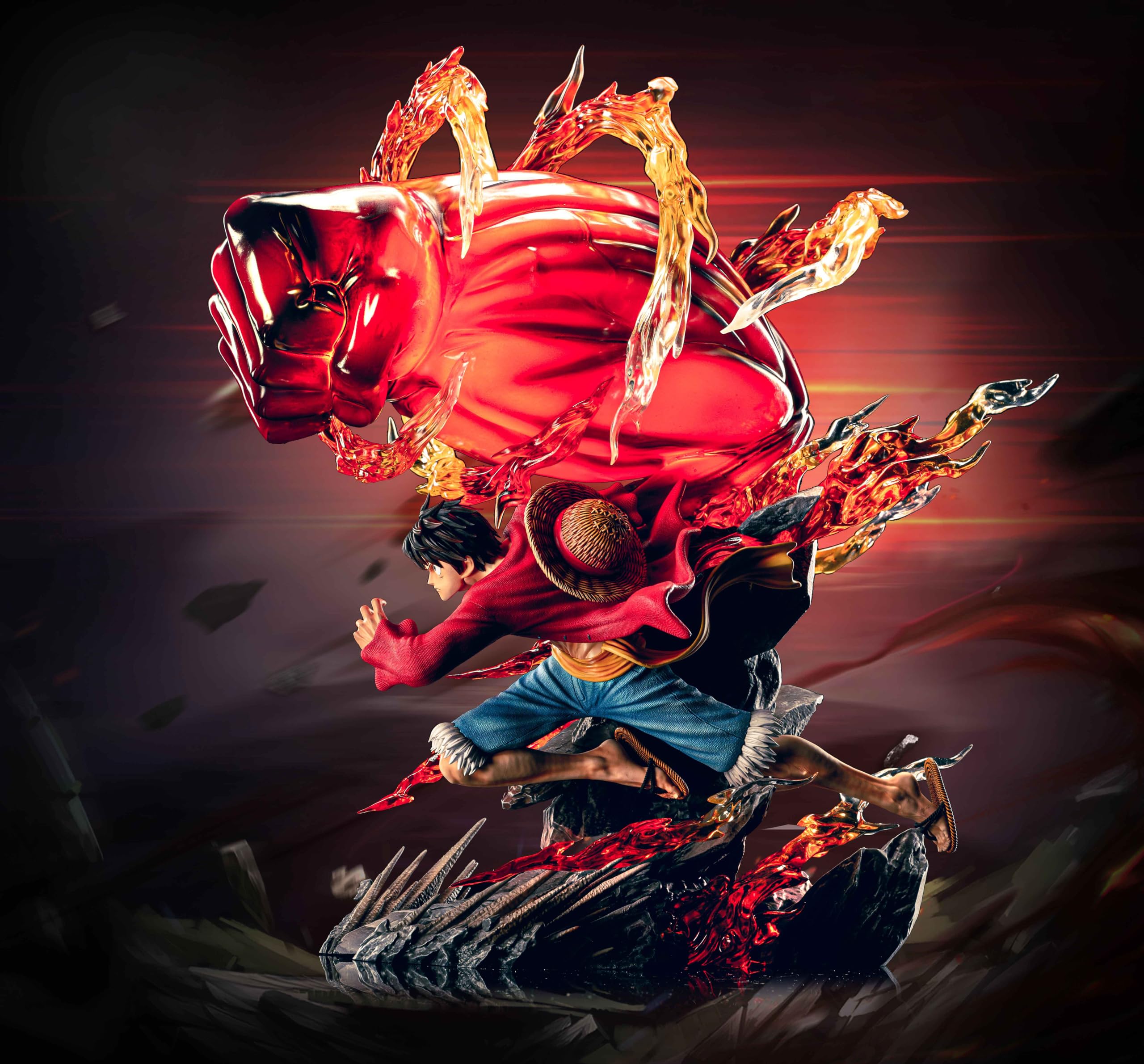 ワンピース モンキー・D・ルフィ 彫刻フィギュア ガレージキット