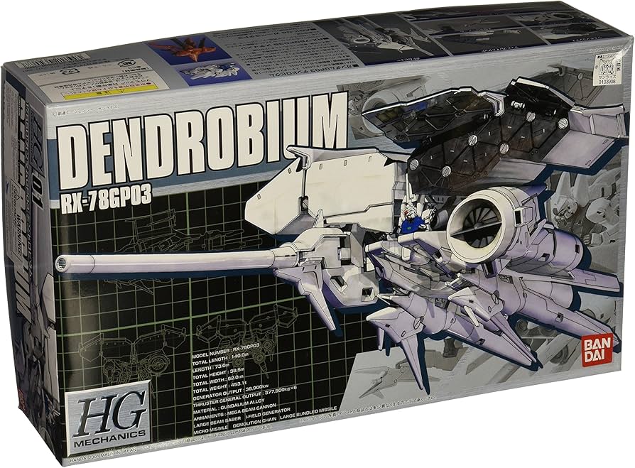 Amazon.com: Bandai Hobby Hgm #1 Rx-78GP03 Gundam GP03 Dendrobium