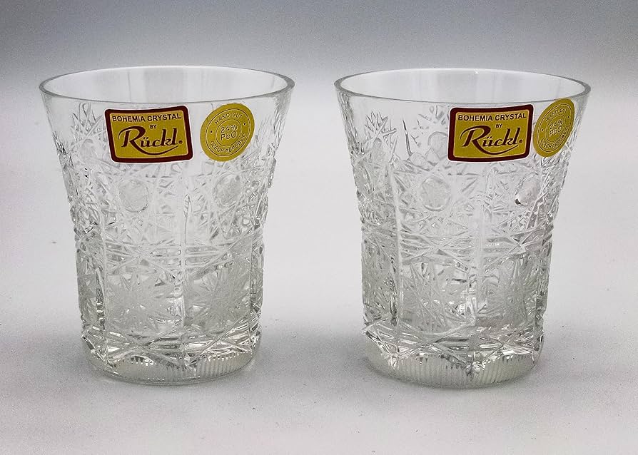 Amazon.co.jp: ボヘミアングラス クリスタル 500PK 冷酒グラス 2個
