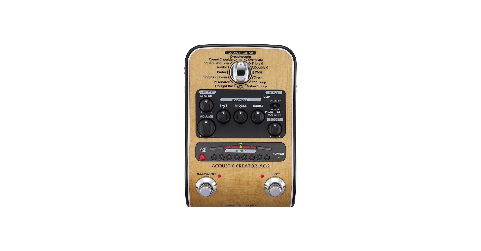 Amazon.com: Zoom AC-2 Acoustic Creator Pedal : Musical Instruments