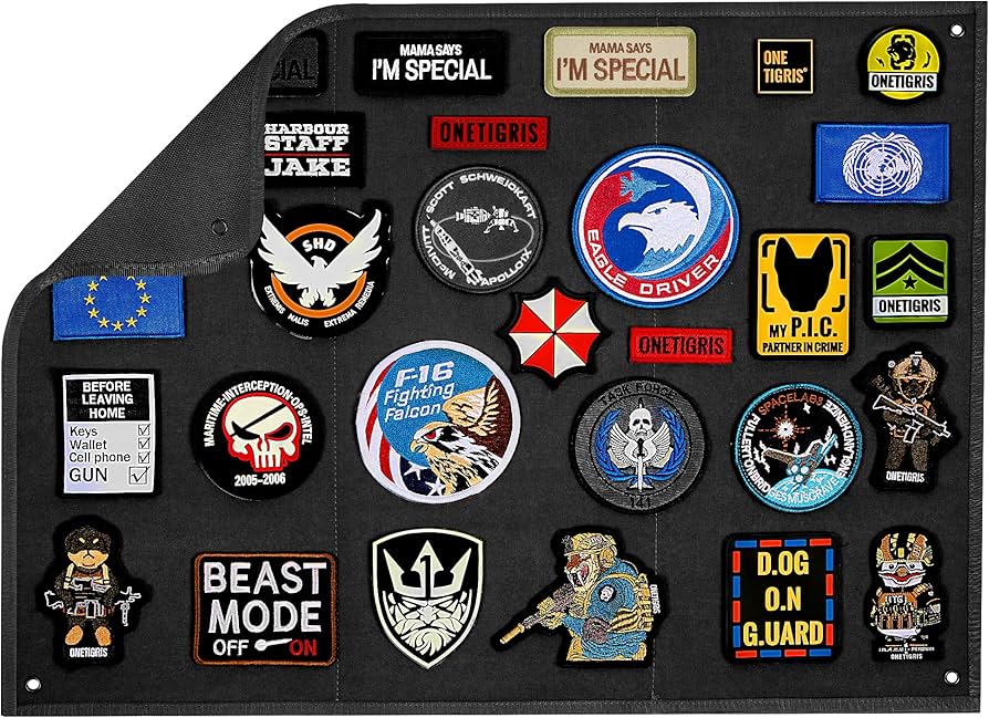 Amazon.co.jp: OneTigris ミリタリー系パッチホルダーボード 貼れ