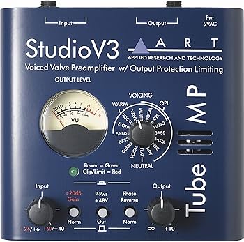 Amazon.co.jp: ART TUBE MP STUDIO V3 チューブプリアンプ 正規輸入品