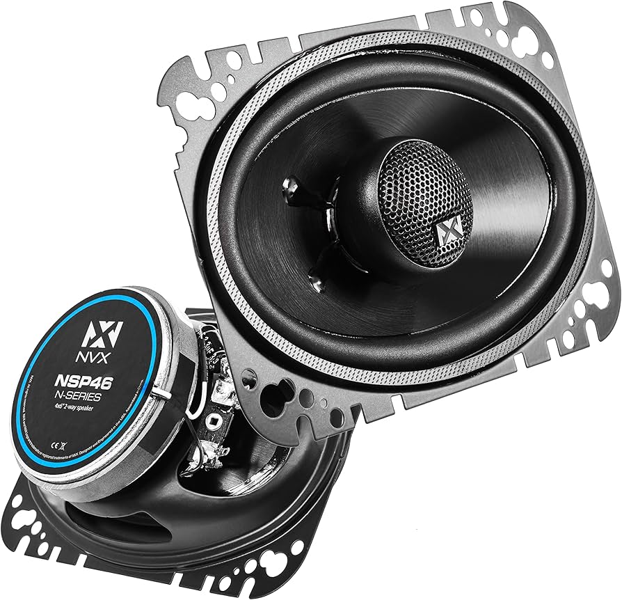 Amazon.com: NVX NSP46 300W Peak (100W RMS) 4x6 2-Way N-Series
