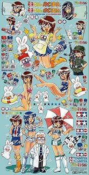 Amazon.co.jp: タミヤ プラモのモ子ちゃん ステッカーVol.2 ブンカ流通