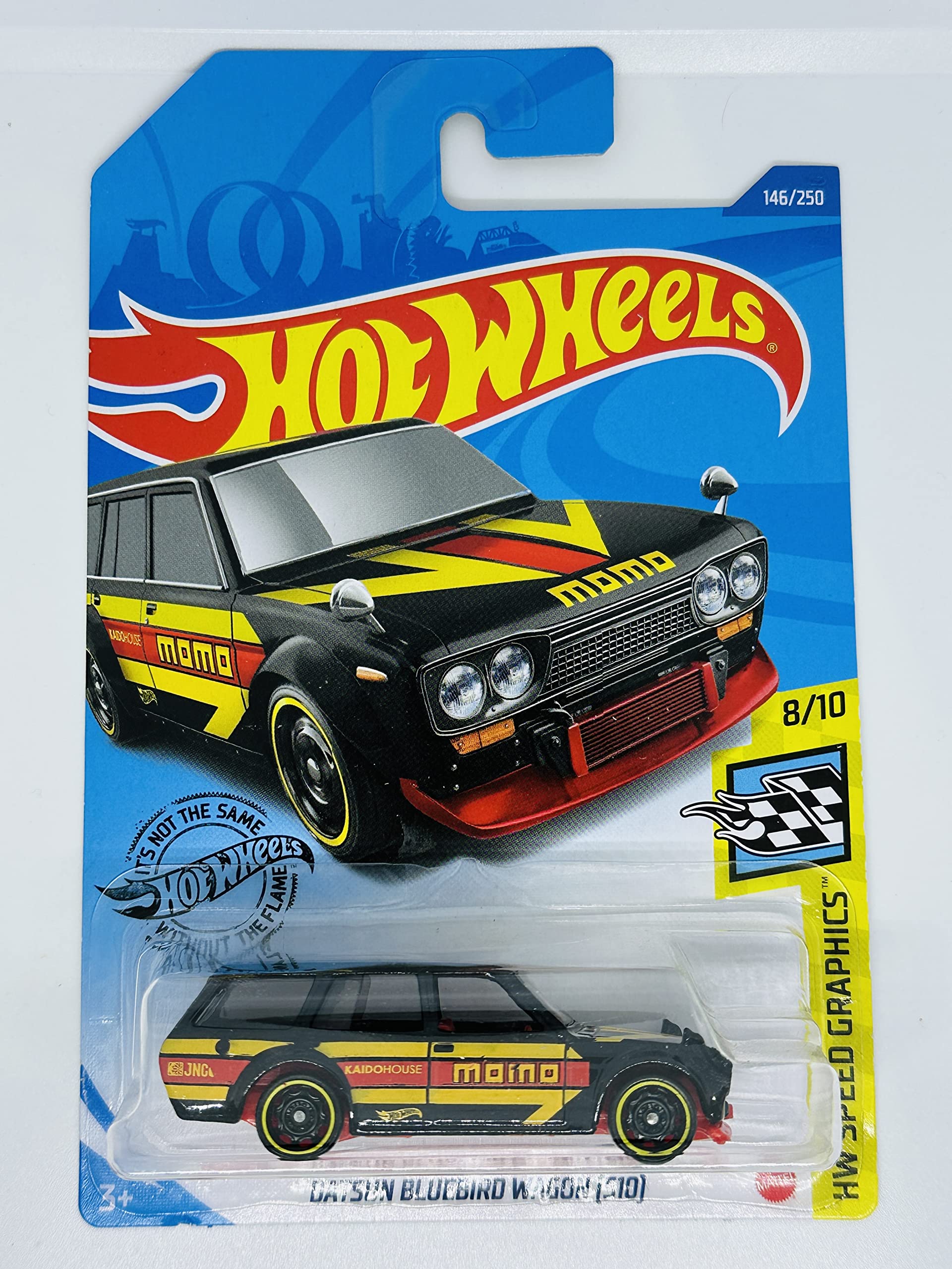 Amazon.com: Hot Wheels - Datsun Bluebird Wagon 510 - Black - Momo