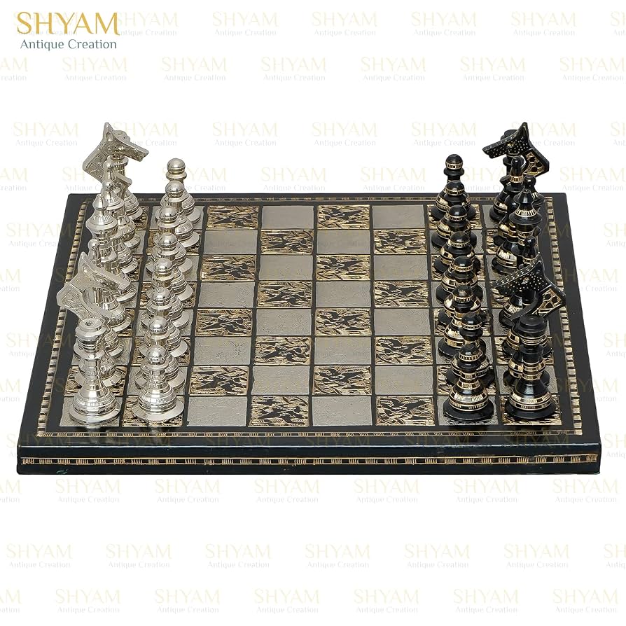 チェスセット 木製板、駒〈ソ連×アメリカ〉 チェスセット 木製板、駒