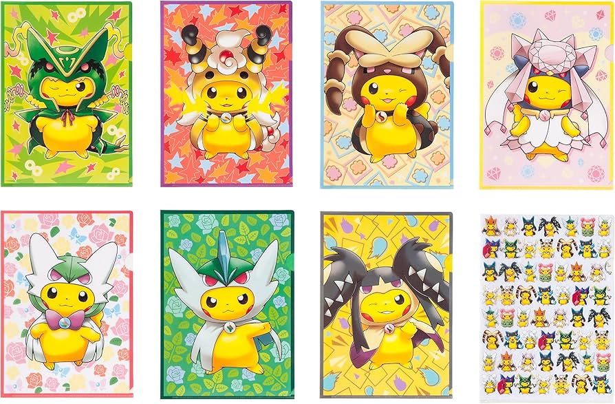 Amazon.co.jp: ポケモンセンターオリジナル A4クリアファイルセット