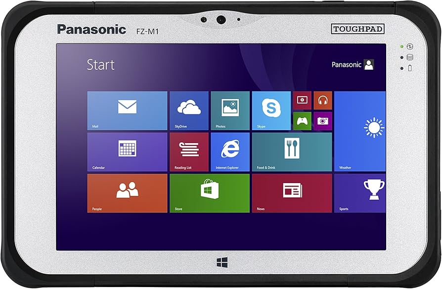 Amazon.com : Panasonic Toughpad FZ-M1 Black, Silver : Electronics