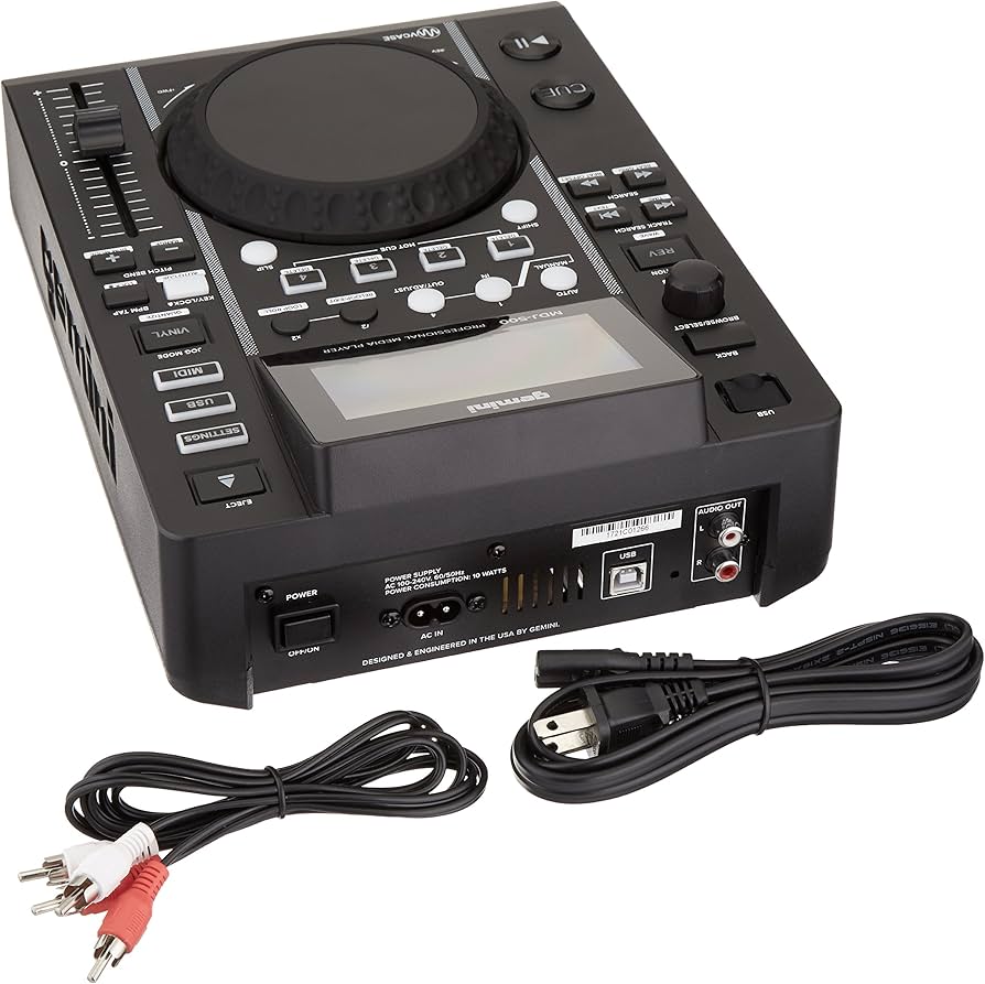 Amazon.com: Gemini MDJ-500 | Professional DJ USB Media Player