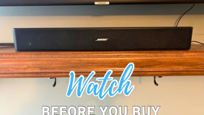 Amazon.com: BOSE Solo 5 TV Soundbar Sound System Sleek Slim Design