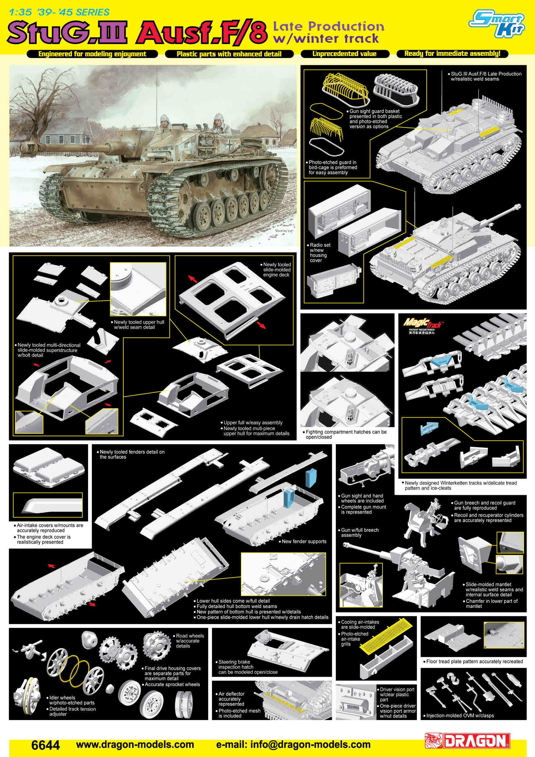 Amazon | サイバーホビー 1/35 WW.II ドイツ軍 III号突撃砲F/8型 w