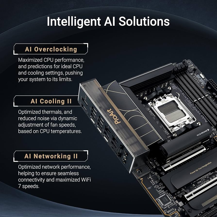 Amazon.com: ASUS ProArt X870E-CREATOR WiFi AMD AM5 X870E ATX