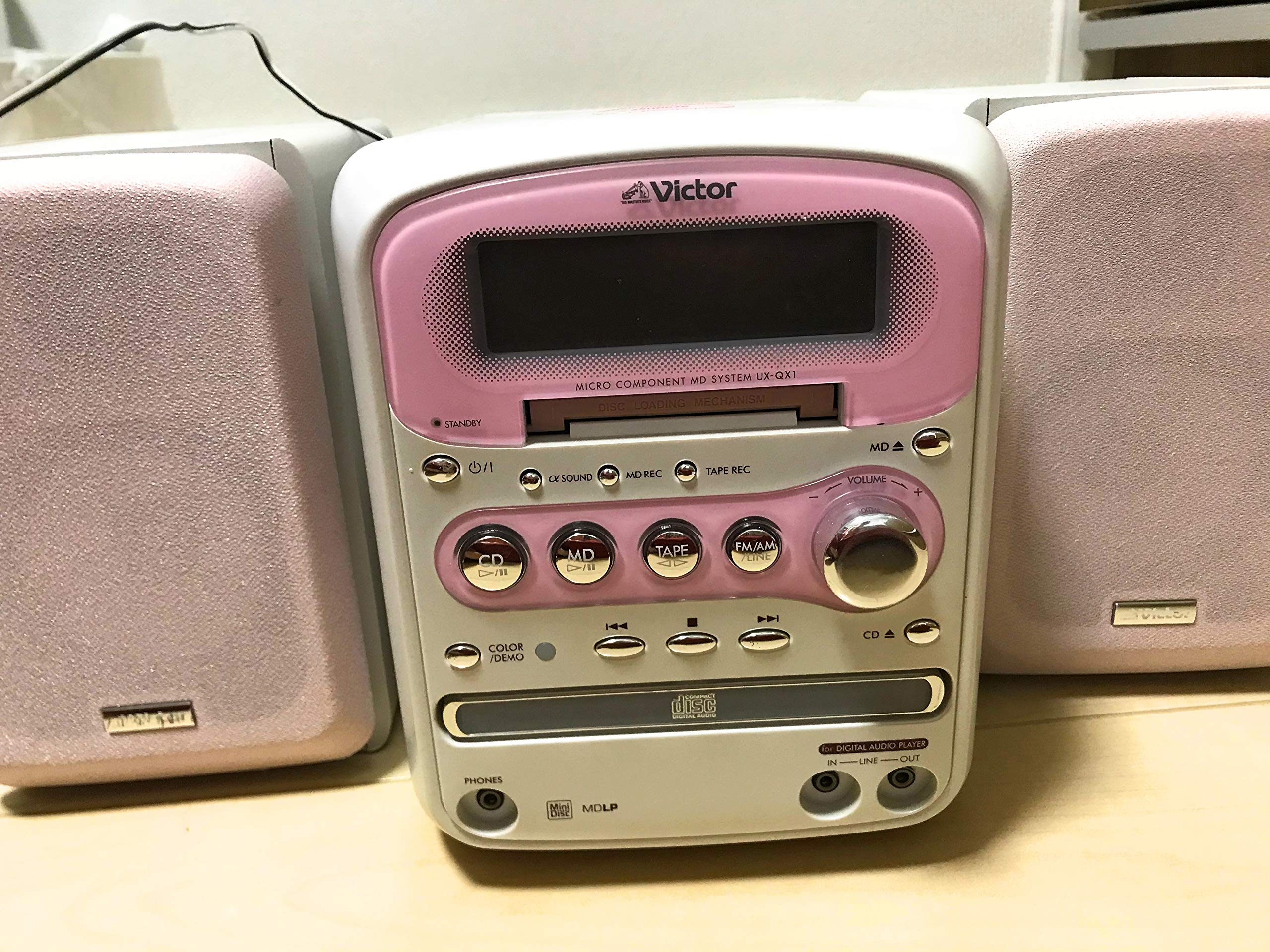 Victor MICRO COMPONENT MD SYSTEM UX-QX1