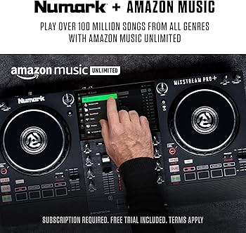 Amazon.com: Numark Mixstream Pro+ Standalone DJ Controller, Amazon