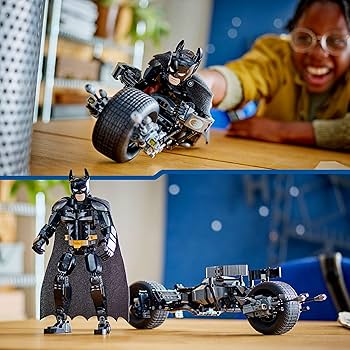 Amazon.com: Lego DC Batman Buildable Batman Figure and Motorcycle