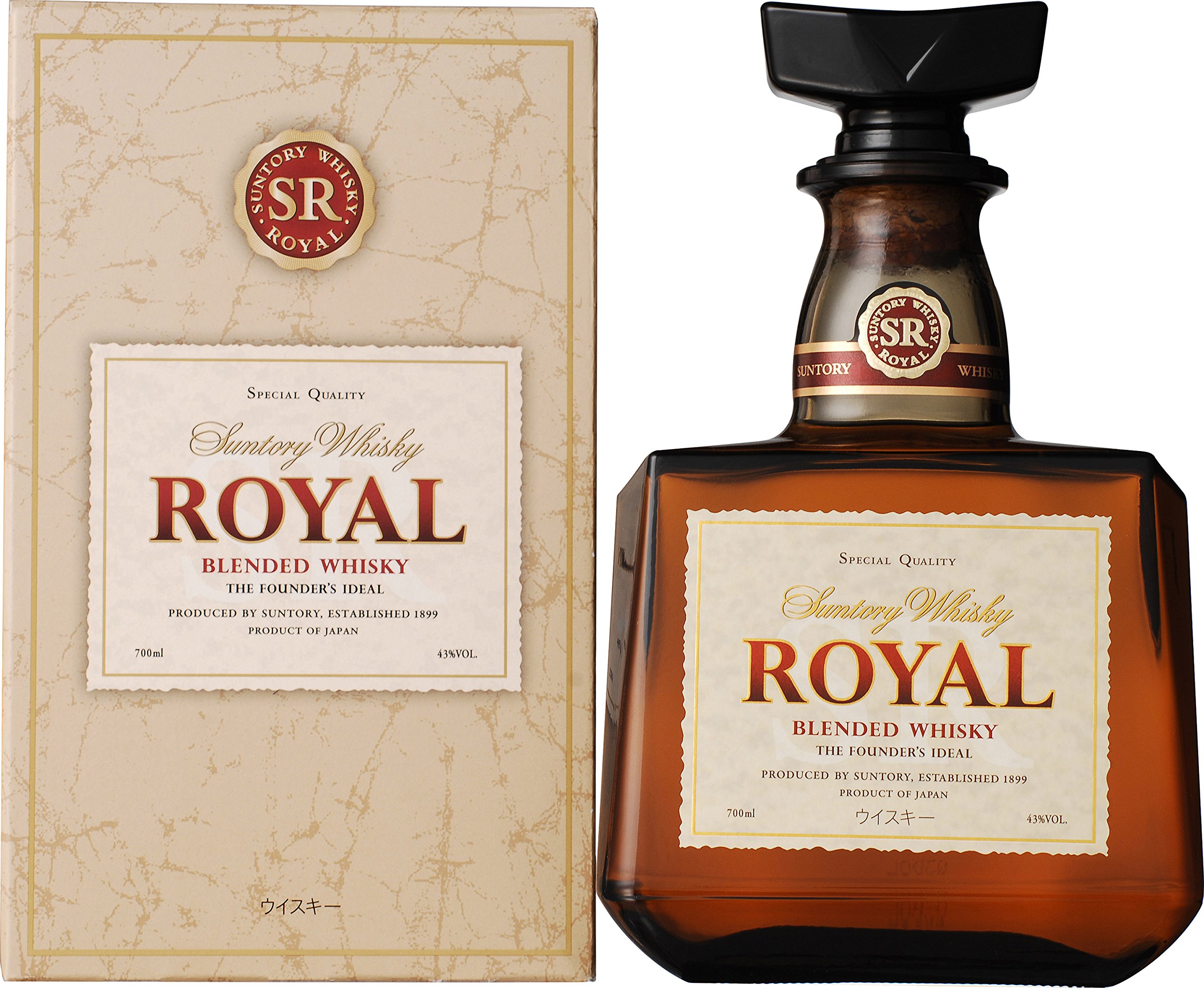 Amazon.co.jp: Suntory Whiskey Japan 700ml with Royal Carton : Food