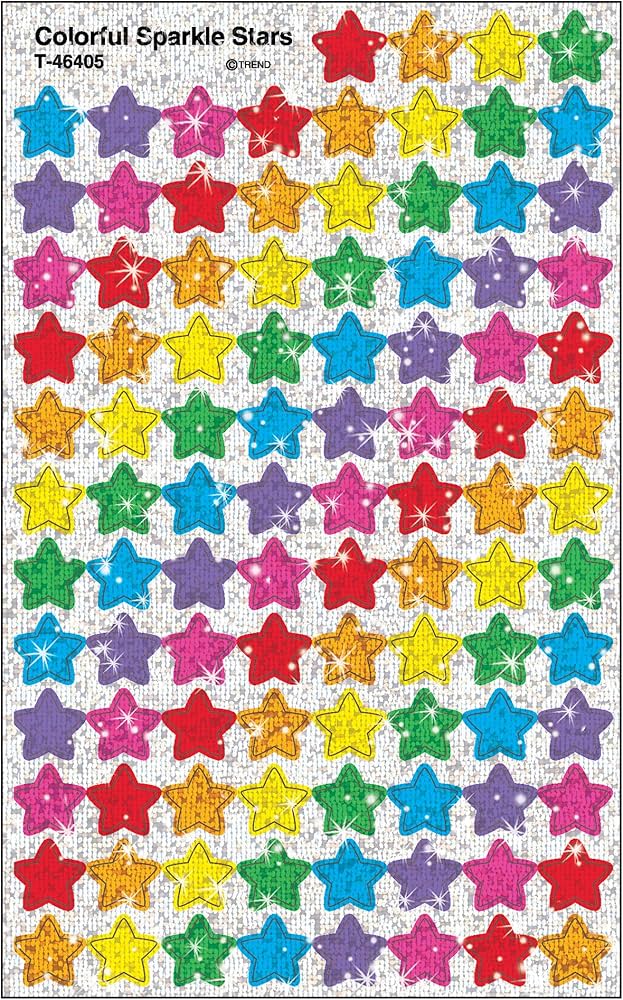 Amazon.co.jp: Trend Enterprises トレンド ごほうびシール キラキラ